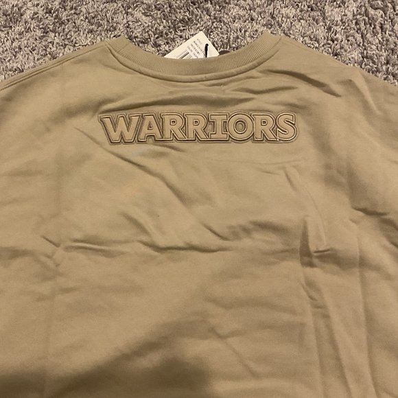 Women's Golden State Warriors Fleece Taupe Pullover - 2XL - BRAND NEW! - Picture 5 of 8